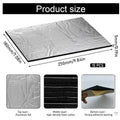 10Pcs Car Sound Insulation Door Sound Deadener Heat Insulation Engine Hood Heat Insulation Drain Pipe Sound Reduction Pads Oasis Select onesize