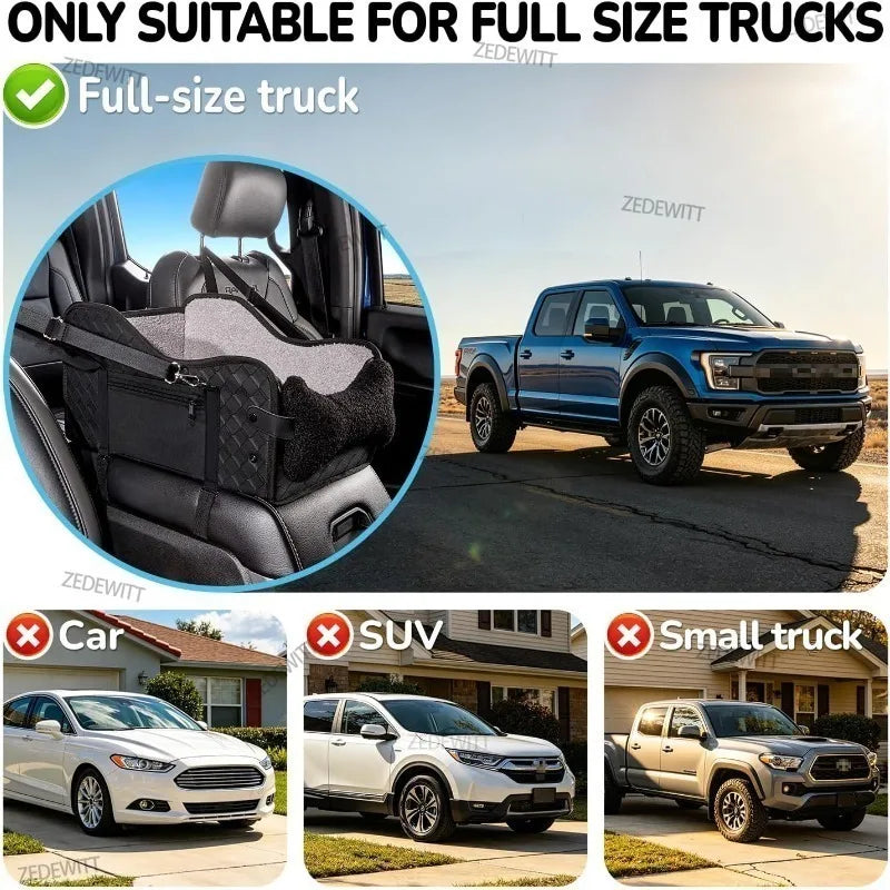 Car Dog Bed Durable Foldable Armrest Box Central Control Dog Safety Seat Portable For Truck Backseat Front Stroller Pet Supplies Oasis Select