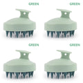 Soft Silicone Scalp Massage Shampoo Brush & Bath Comb