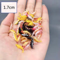 Random 5Pcs/Set Soft PVC Goldfishes Models Epoxy Filling Material Crystal Ocean Resin 3D Mini Fish Modeling Filler Mini Craft Oasis Select small