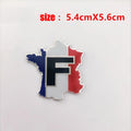 Flag Map Sticker Auto Fender Emblem National Flag Car Stickers for Cars Trucks Laptop Aluminum Alloy For USA UK Germany France Oasis Select FR