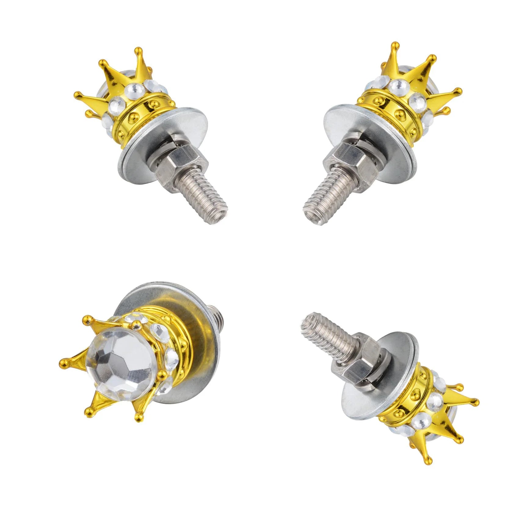 License plate screw fasteners flash installation license plate bolts license plate screw kit, suitable for cars and motorcycles Oasis Select 4pca 1
