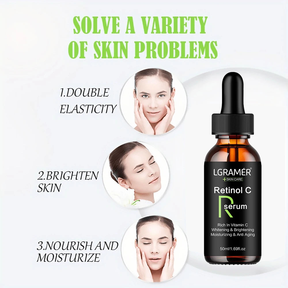 Retinol Aging Removes Wrinkles Serum Pore Shrinking Serum Whitening Moisturizing Serum Pigment Spots Remove Face Firming Oil Oasis Select