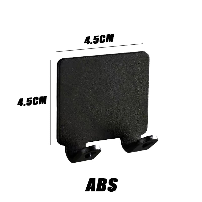 1-15PCS No-Punch Razor Holder Adhesive Razor Storage Hook Bathroom Razor Waterproof Wall Hook Bathroom Shelf Razor Holder Oasis Select Black 1PC