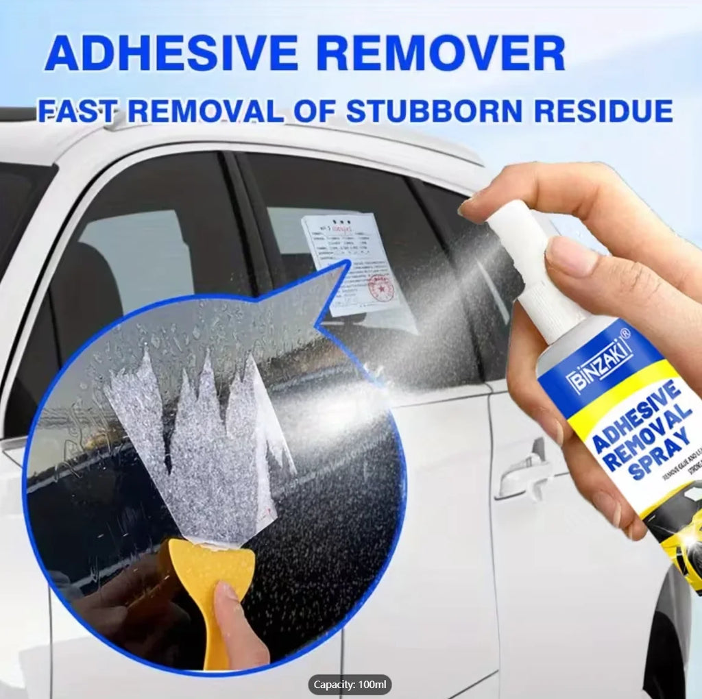 Glue Remover Spray – Adhesive Remover 100ml for Cars & Glass Adhesive Remover Spray Oasis Select