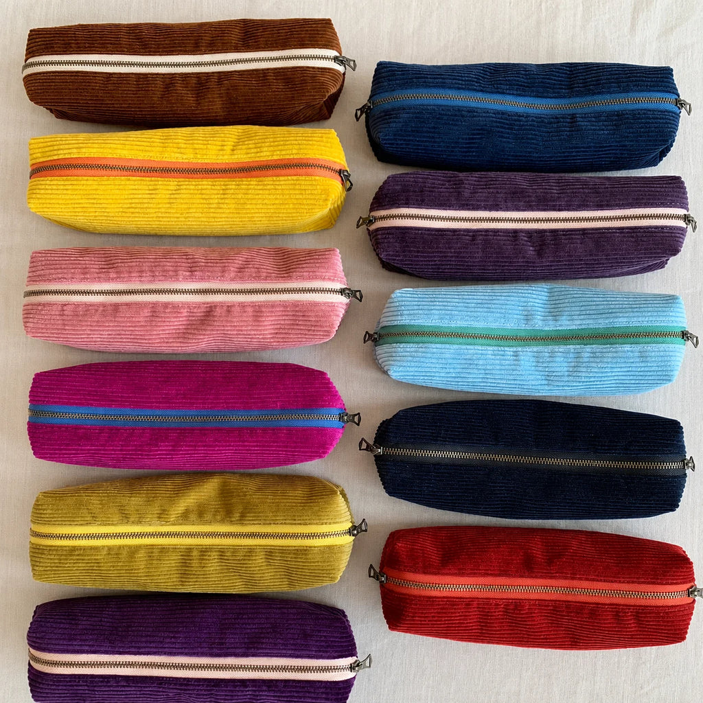 Large Capacity Corduroy Storage Bag Portable Makeup Pouch Multifunctional Stationery Case Travel Toiletry Organizer For Daily Us Oasis Select