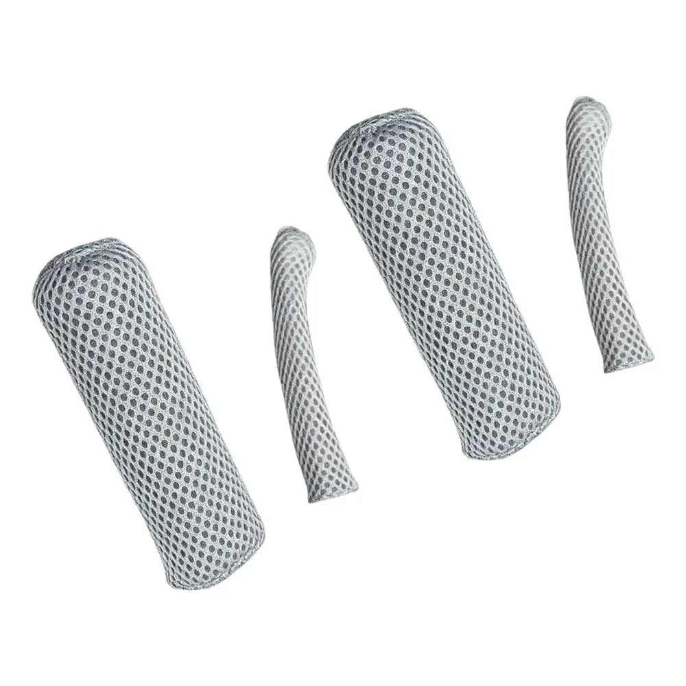Motorcycle Handle Cover Non-Slip Breathable Sleeve Ice Silk Hand Grip Sleeve Universal Summer Electric Tricycle Handle Cover Oasis Select Gray