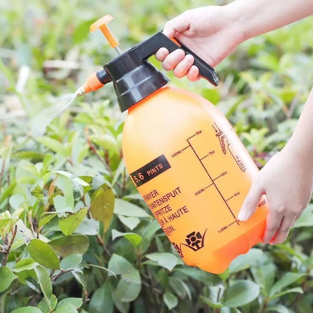 0.8/1.5/2/3L Garden Pressure Sprayer Portable Hand Pump Sprayer Watering Can with Adjust Nozzle for Garden Lawn, 2 Spray Mode Oasis Select