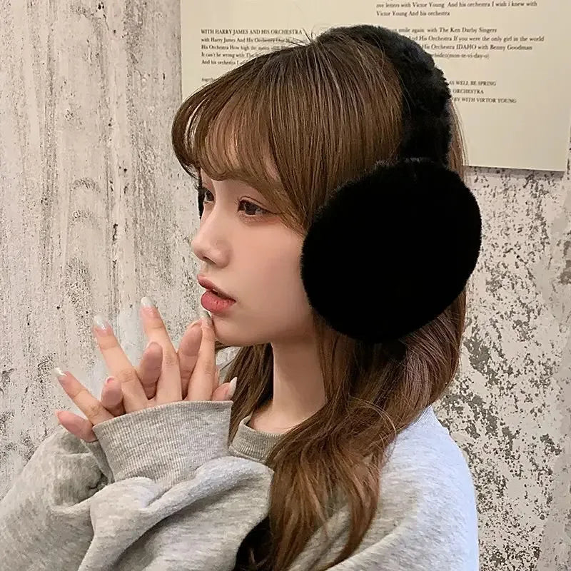 1/2/4pcs Outdoor cold protection earmuffs ear cover soft plush ear warmer winter warm for women men fashion solid color earflap Oasis Select