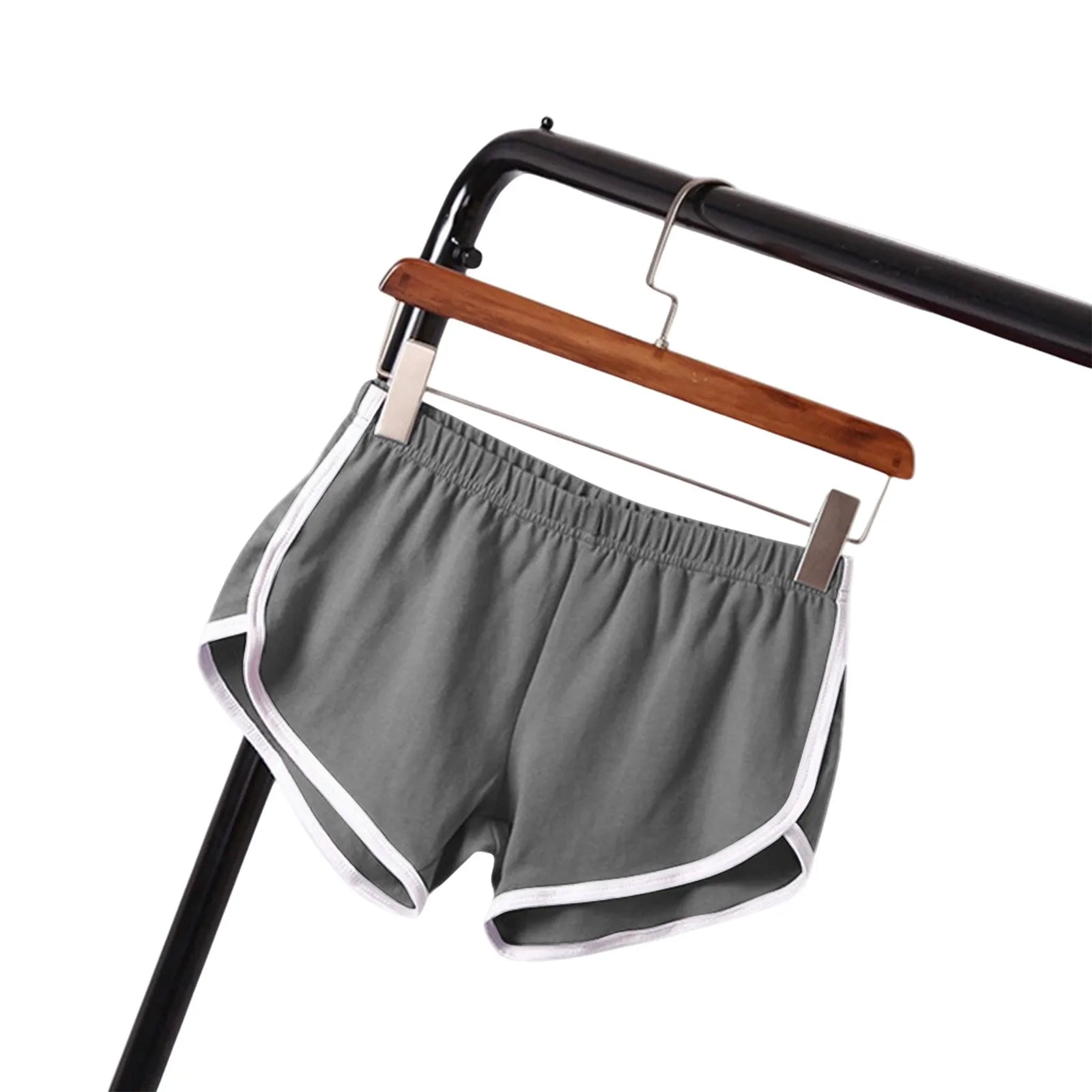 Sports Shorts Women Summer New Candy Color Anti Emptied Skinny Shorts Casual Lady Elastic Waist Beach Correndo Short Pants Oasis Select