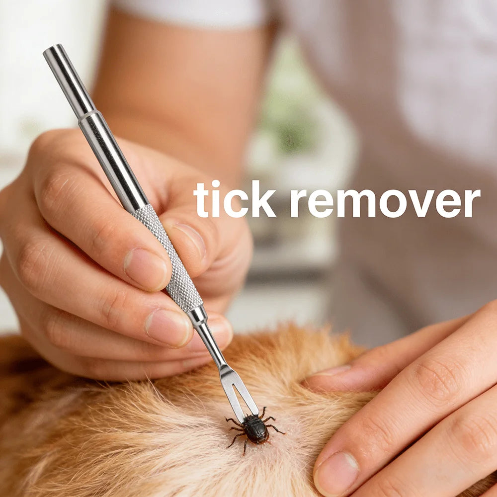 Stainless Steel Pet Grooming Flea Removal Tool Set, Portable and Washable Pet Grooming Products, Suitable for Cats and Dogs Oasis Select