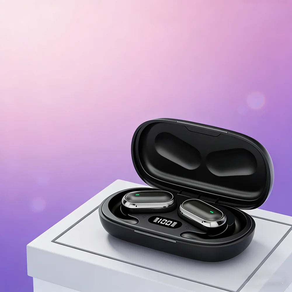 Original X96 TWS Bluetooth Headphones Wireless LED Digital Display Earphones Noise Reduction OWS Headset for all smartphones Oasis Select