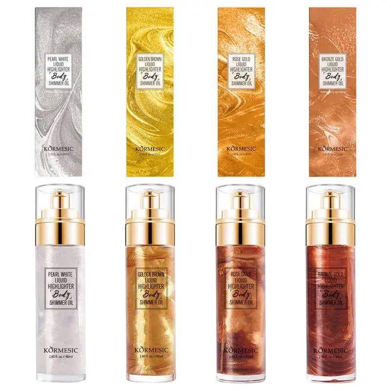 Glitter Spray Hair Body Glitter Spray Sparkly Quick High-Gloss Face Highlighter Long Lasting Shimmery Body Makeup Spray Oasis Select