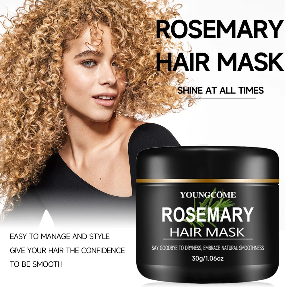 Rosemary Mint Hair Mask – Biotin, Honey & Coconut Oil | YOUNGCOME