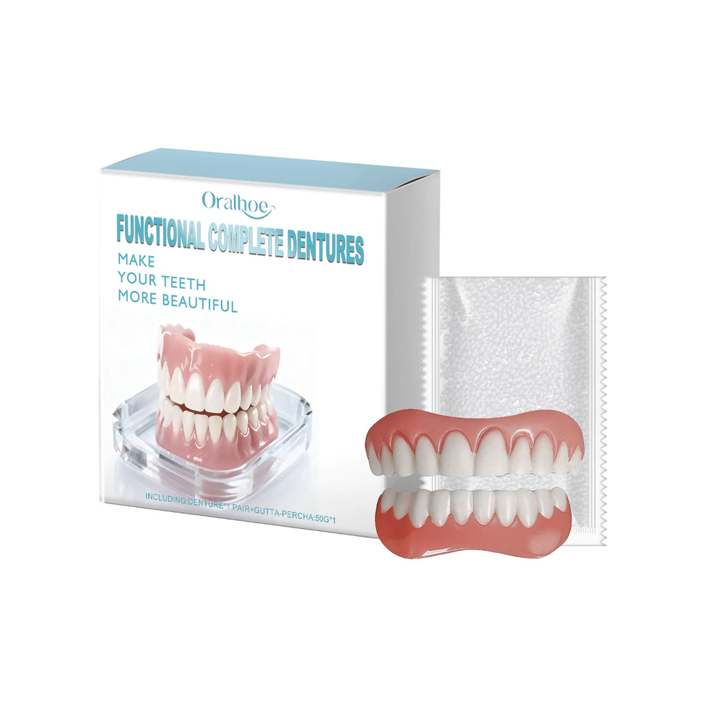 False Teeth Beauty Kits Temporary Orthodontic Upper Lower Dentures Oasis Select 1 SET