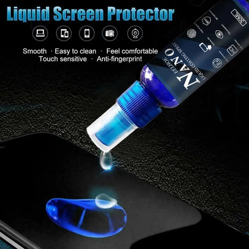 Nano Liquid Screen Protector Spray 30ml – Hydrophobic Coating Nano Screen Coating Oasis Select