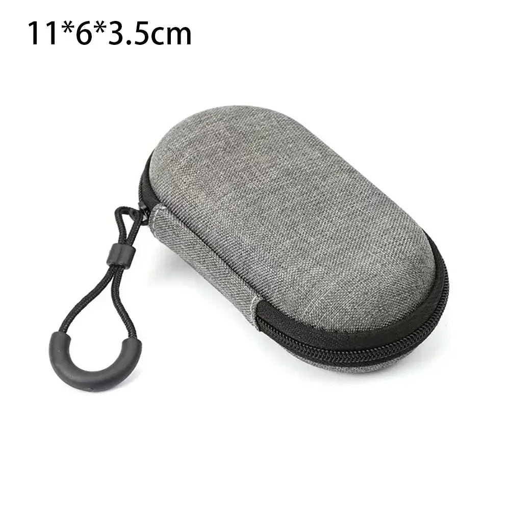 1Pc EVA Storage Bag Earphone/Phone/Charging Cable Pouch Carrying Bag Mini Zipper Earphone Case Portable Digital Accessories Oasis Select 11x6x3.5cm