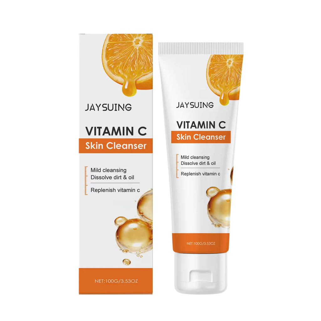 Vitamin C Skincare Set Face Whiten Cream Dark Spots Serum Cleaning Facial Cleanser Moisturizer Toner Firming Eye Cream Oasis Select 100g Face Cleanser