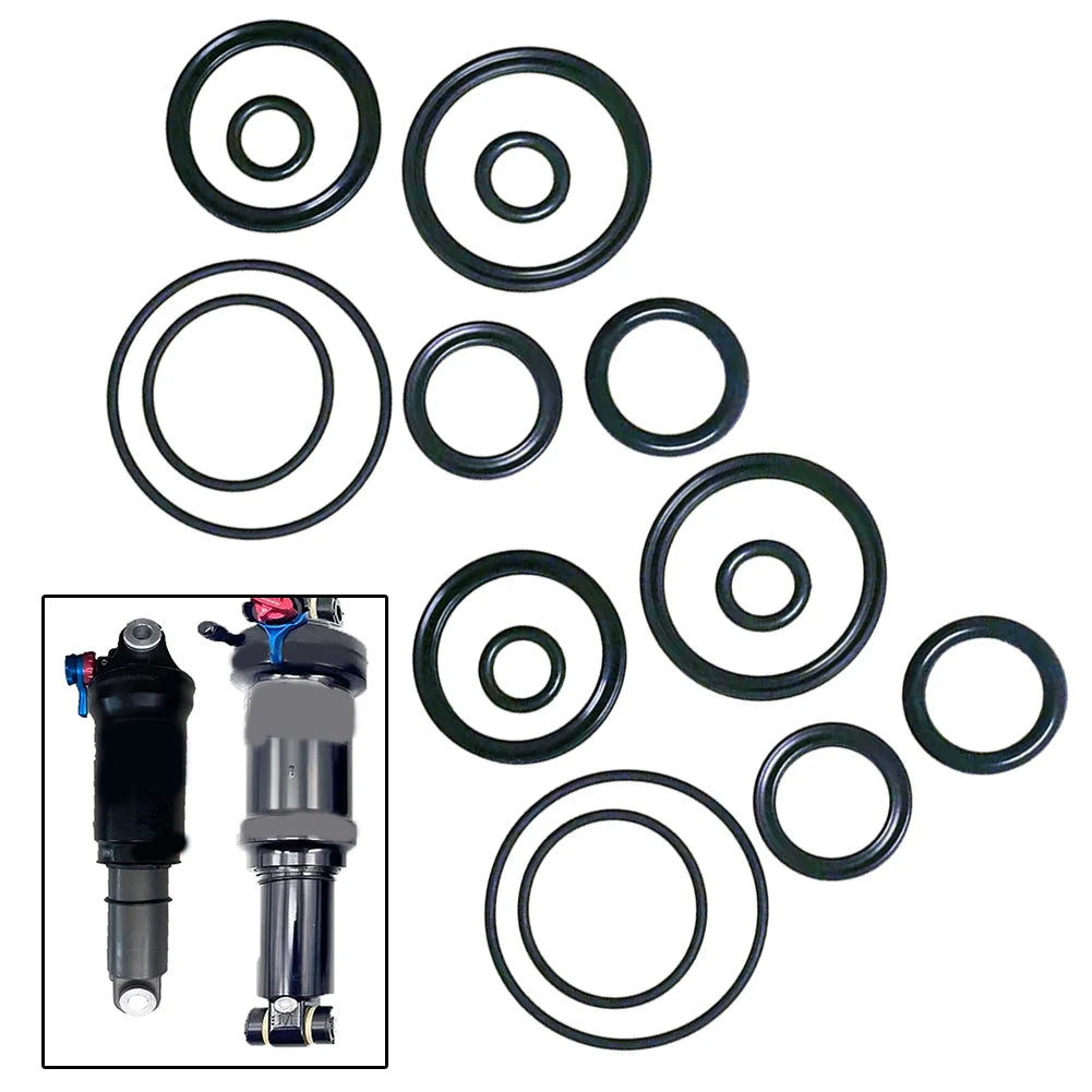 8 or 16pcs Bike Rear Shock Seal Ring for Fox Air Pressure Absorber For DHX5 0 RP23 CTD DPS FOAT Series Compatible Oasis Select