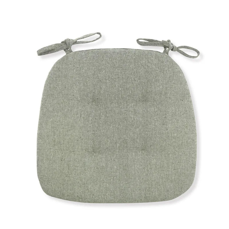 Horseshoe Chair Cushion – Breathable Cotton Linen Seat Pad