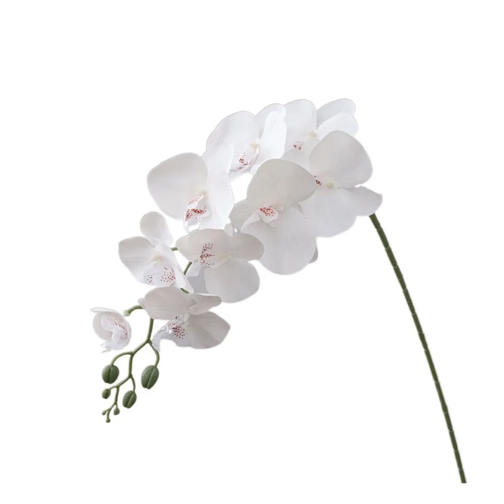 9-Head Artificial Phalaenopsis Orchid Branch | Real Touch Flowers