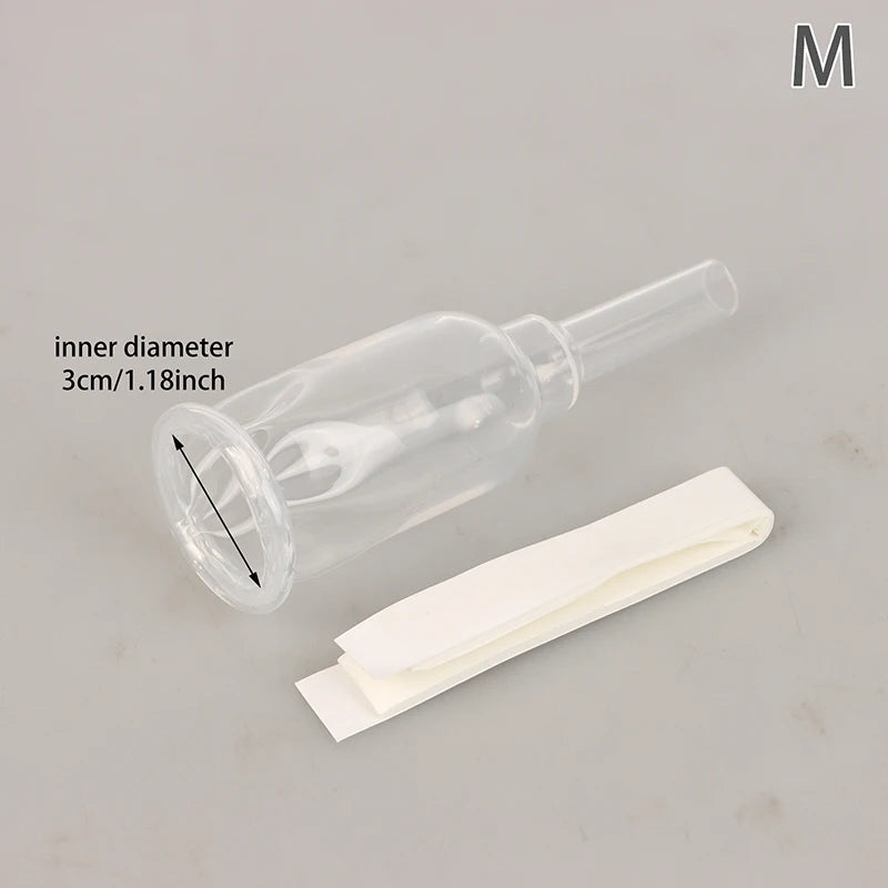 Sterilized Comfortable Medical Silicone Male External Catheter Self Adhesive Silicone Catheter External Size S M L Oasis Select M