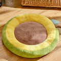 All-season Cat Bed & Small Dog Pet Sleeping Pad - Comfortable Summer Cool/Winter Warm Fleece Bed with Non-slip Base Oasis Select Green avocado L 58cm