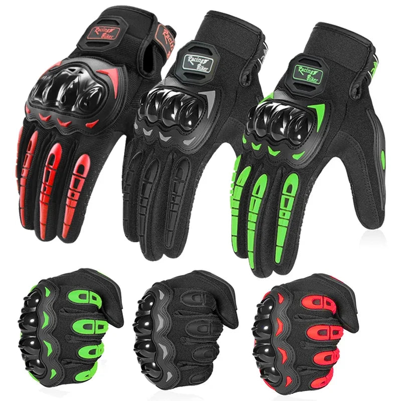 Motorcycle Gloves Guante Waterproof Touch Screen Full Finger Gloves Protective Anti-fall Guantes Moto Non-slip Riding Gloves Oasis Select