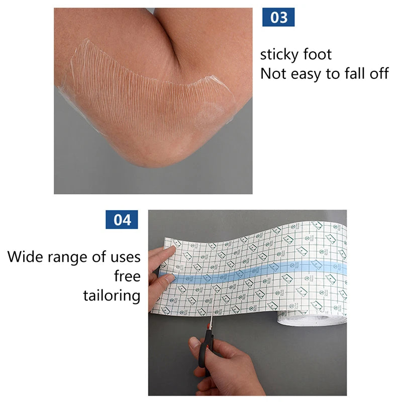 5m Waterproof Protective Tattoo Healing Film For Aftercare Bandage Transparent Skin Tattoo Healing Repair Film Wrap Roll Oasis Select