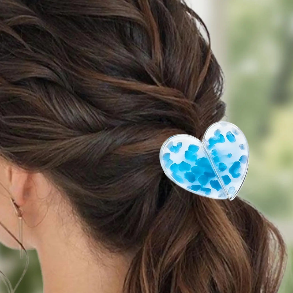 Smart Magnetic Hair Clip Heart-Shaped Non-Slip Styling Clips Ins Style Hair Accessories Strong Hold Magnetic Hairs Clip No Creas Oasis Select