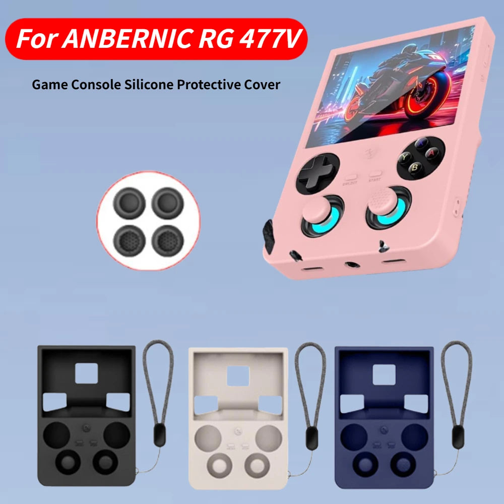 Silicone Case for ANBERNIC RG477V – Shockproof Protective Cover