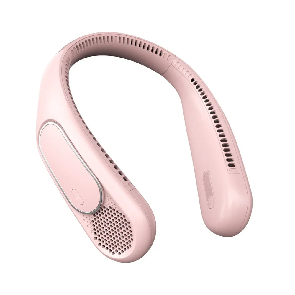 URGGU Neck Fan – 3-Speed Wearable Bladeless Cooling Fan