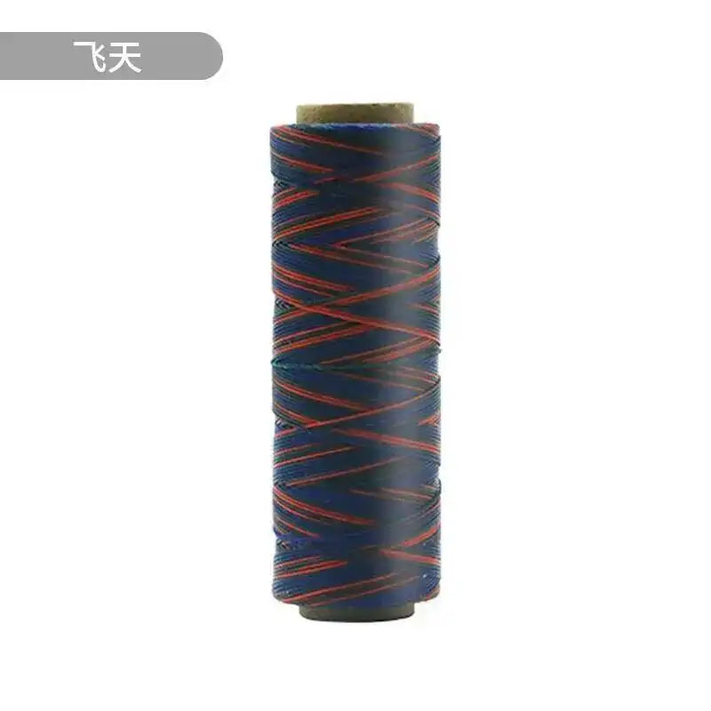 Round Waxed Cord Polyester Coated Sewing Thread DIY Handmade Leather