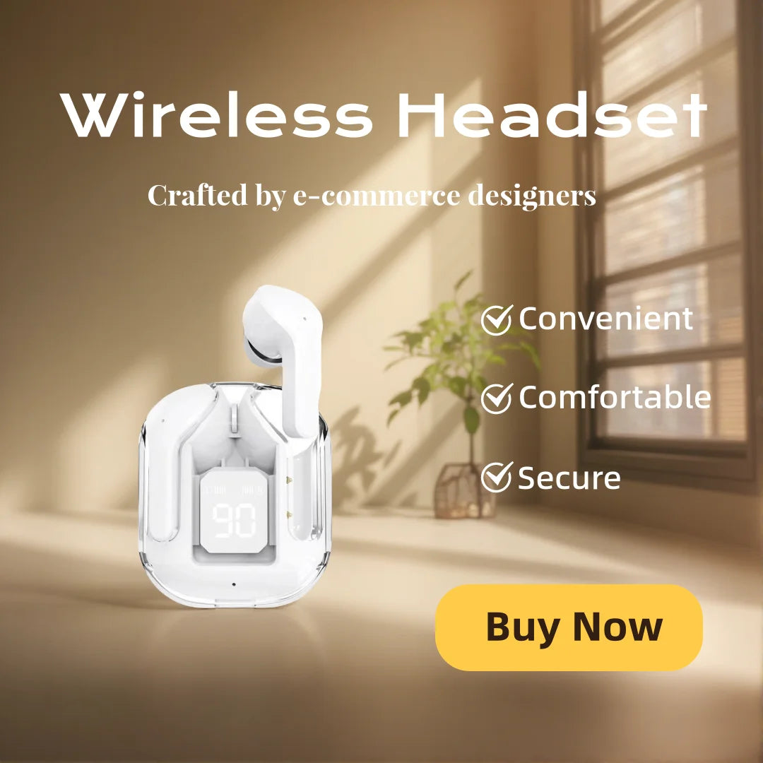 Mini Bluetooth Earphones Wireless In-Ear Headsets with Microphone for Sports And Running Headphones Game Oasis Select White