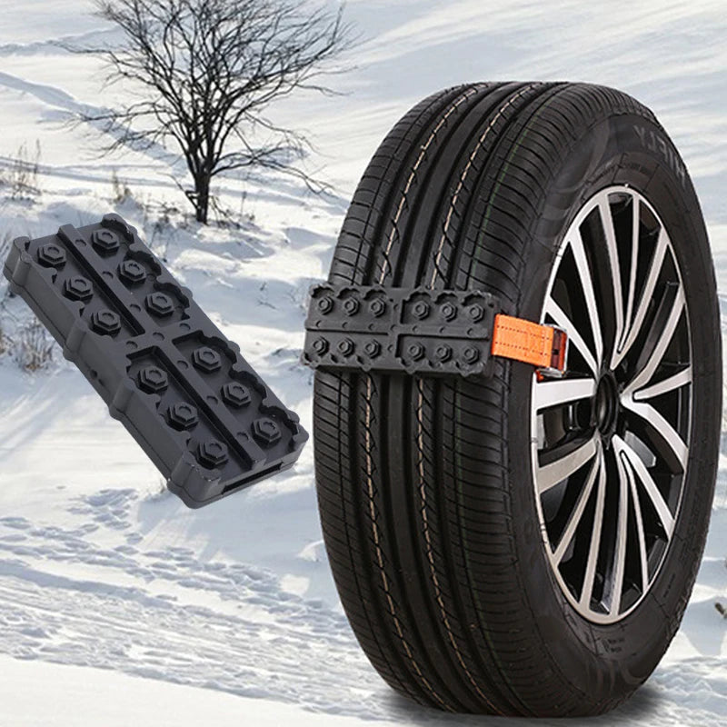Anti Skid Tire Chains Car Snow Chains Straps Emergency for Snow Sand Mud Ice Traction Blocks Rescue Tool for Truck Oasis Select