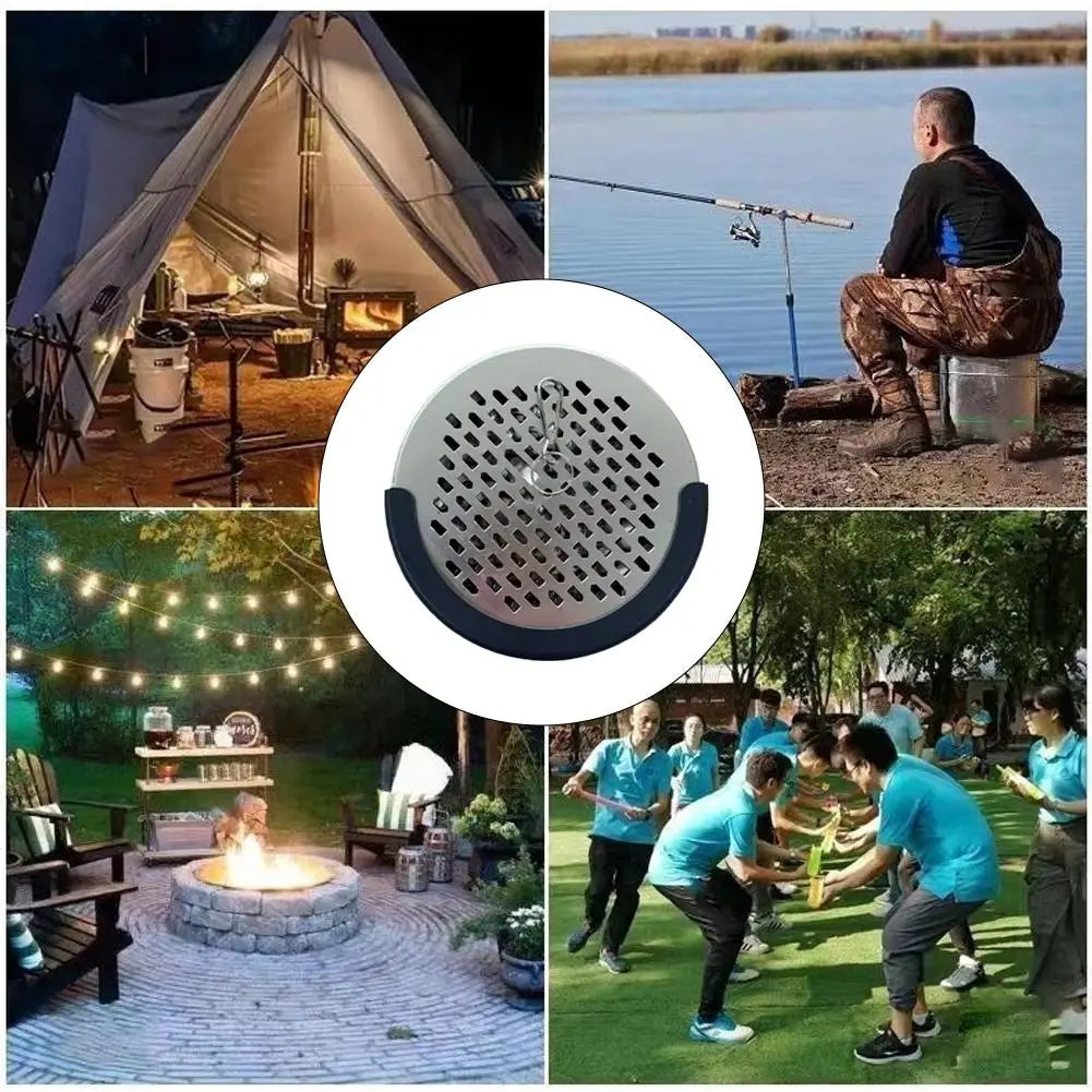 Portable Aluminum Mosquito Coil Holder – Outdoor Clip Burner
