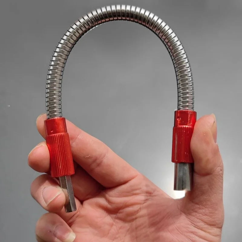 Flexible Drill Bit Extension Hexagonal Shank Bendable Impact Bit Extension Universal 25cm Metal Flexible Shaft Extension Bit Oasis Select