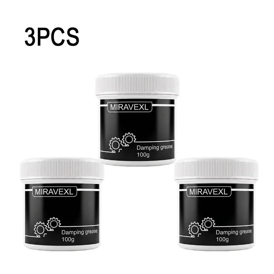 Car Interior Noise Canceller Damping Grease Universal Lubricant for Sunroof Track Door Handle Dashboard Gear Plastic Lubricating Oasis Select 3PCS