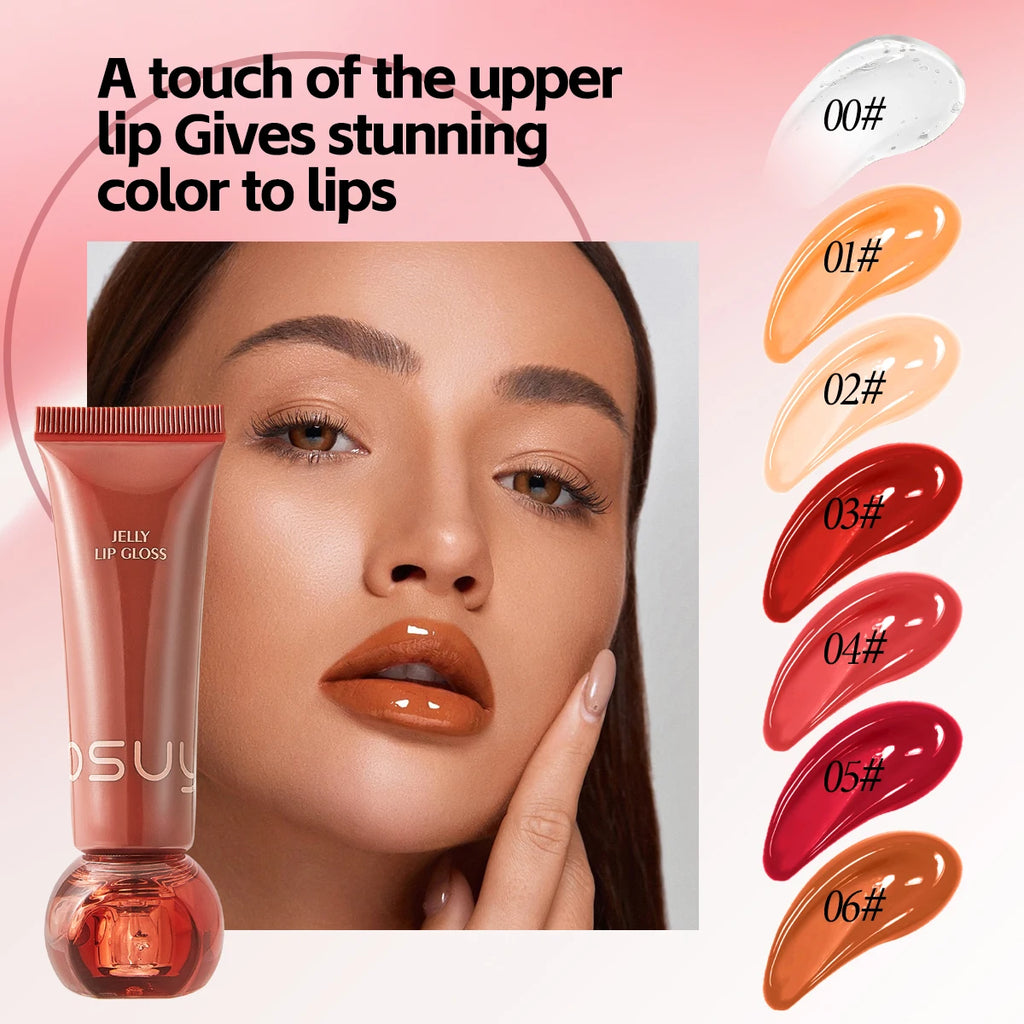 Moisturizing Jelly Lip Gloss – Waterproof & Non-Stick Lip Gloss Oasis Select