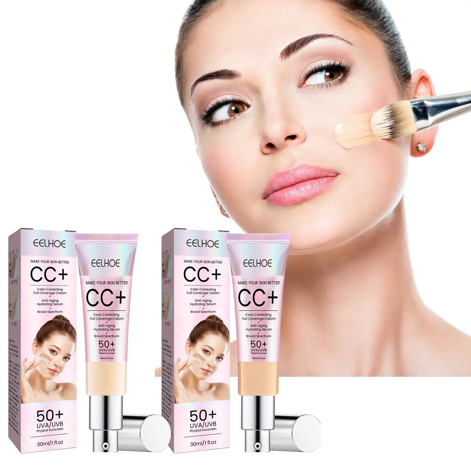Eelhoe Facial Repair CC Cream – Waterproof Natural Coverage
