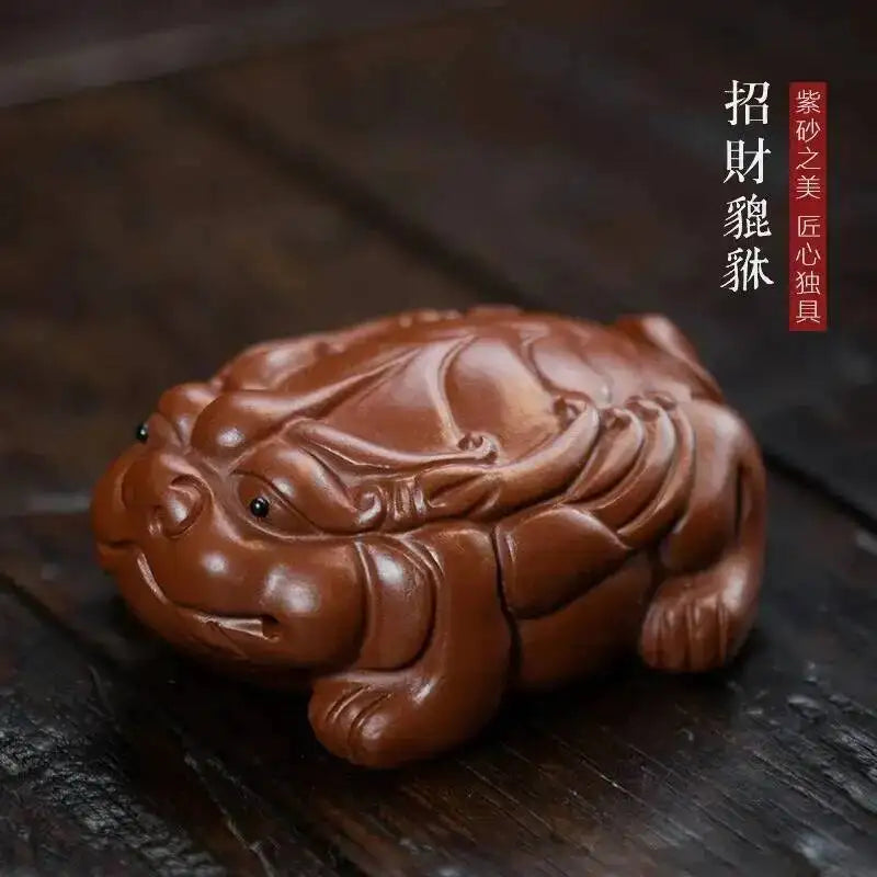 Tea Pet Ornament Sculpture Handmade Wealth-attracting Tea Insect Tea Tray Accessories Чайные украшения Oasis Select