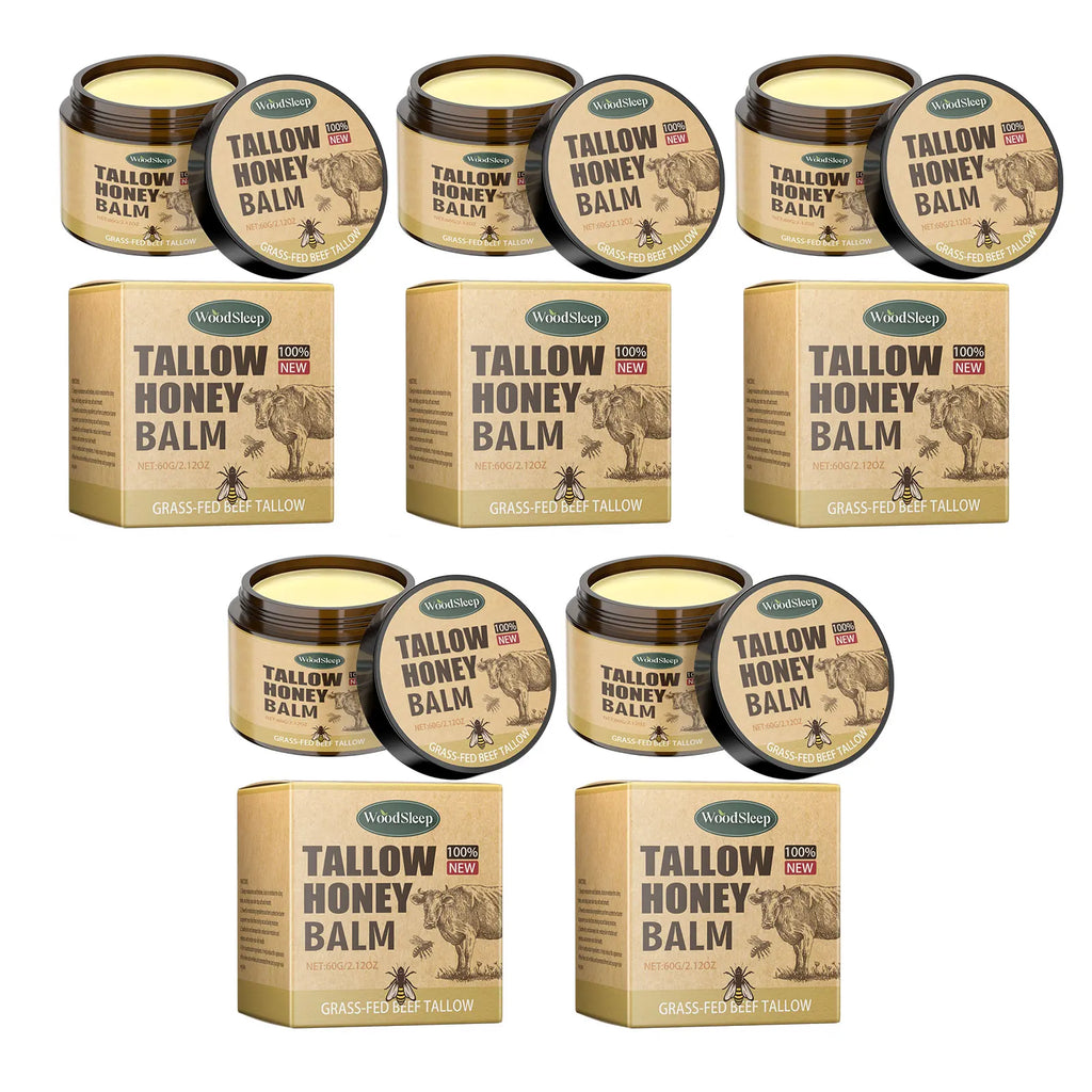 WOODSLEEP Beef Tallow & Honey Moisturizer Cream – Face & Body Face & Body Cream Oasis Select 300g boxed