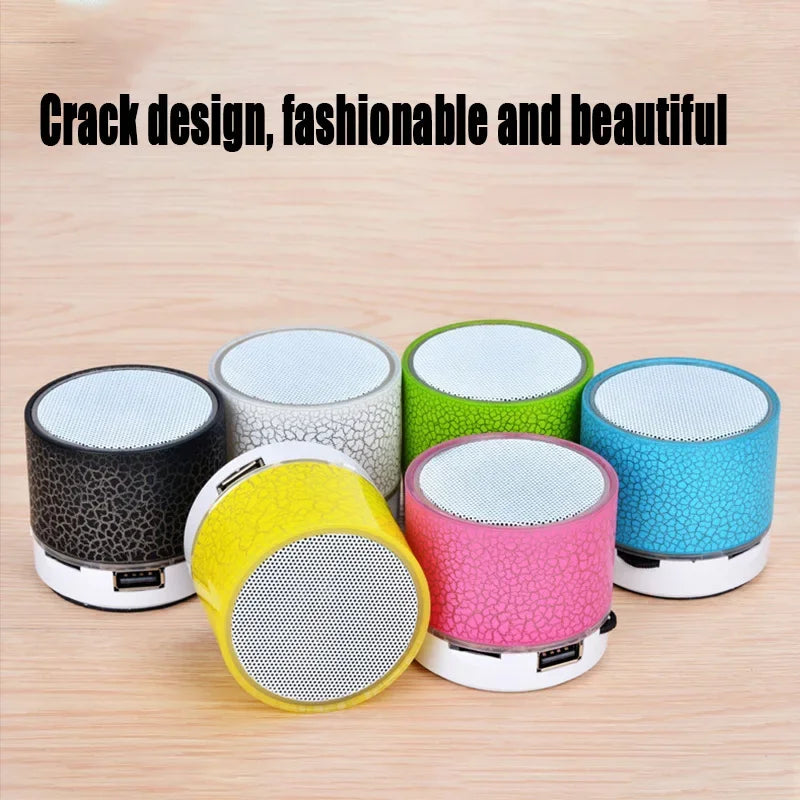 AyeBeau A9 Mini Portable Bluetooth Speaker | LED, MP3 & AUX