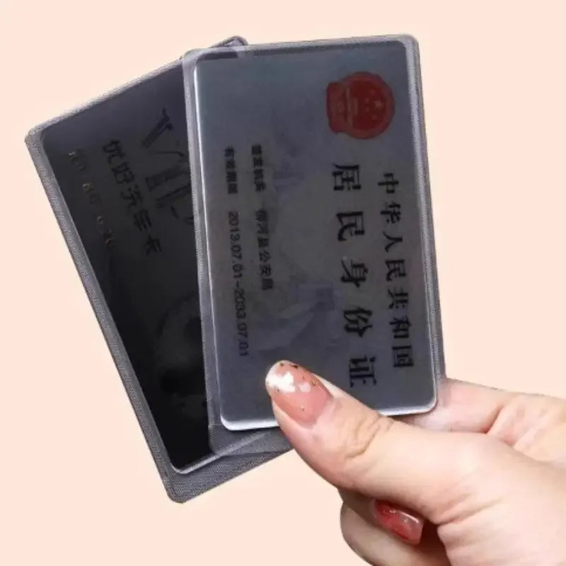 1Pcs Multipurpose Bank Card ID Card Privacy Protective Case Practical Personal Information Protectors PVC Anti Peeping Card Oasis Select
