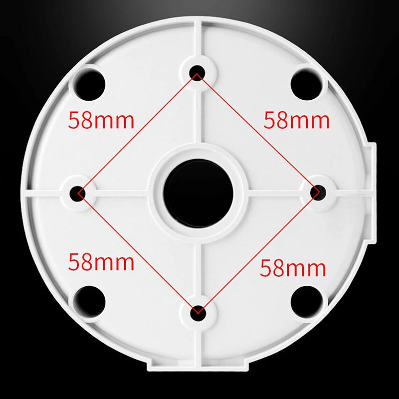 1 PC CCTV Camera Junction Box Cable Deep Base For Dome/IP Camera Waterproof Mount Bracket Plastic Base Surveillance Dome Bracket Oasis Select