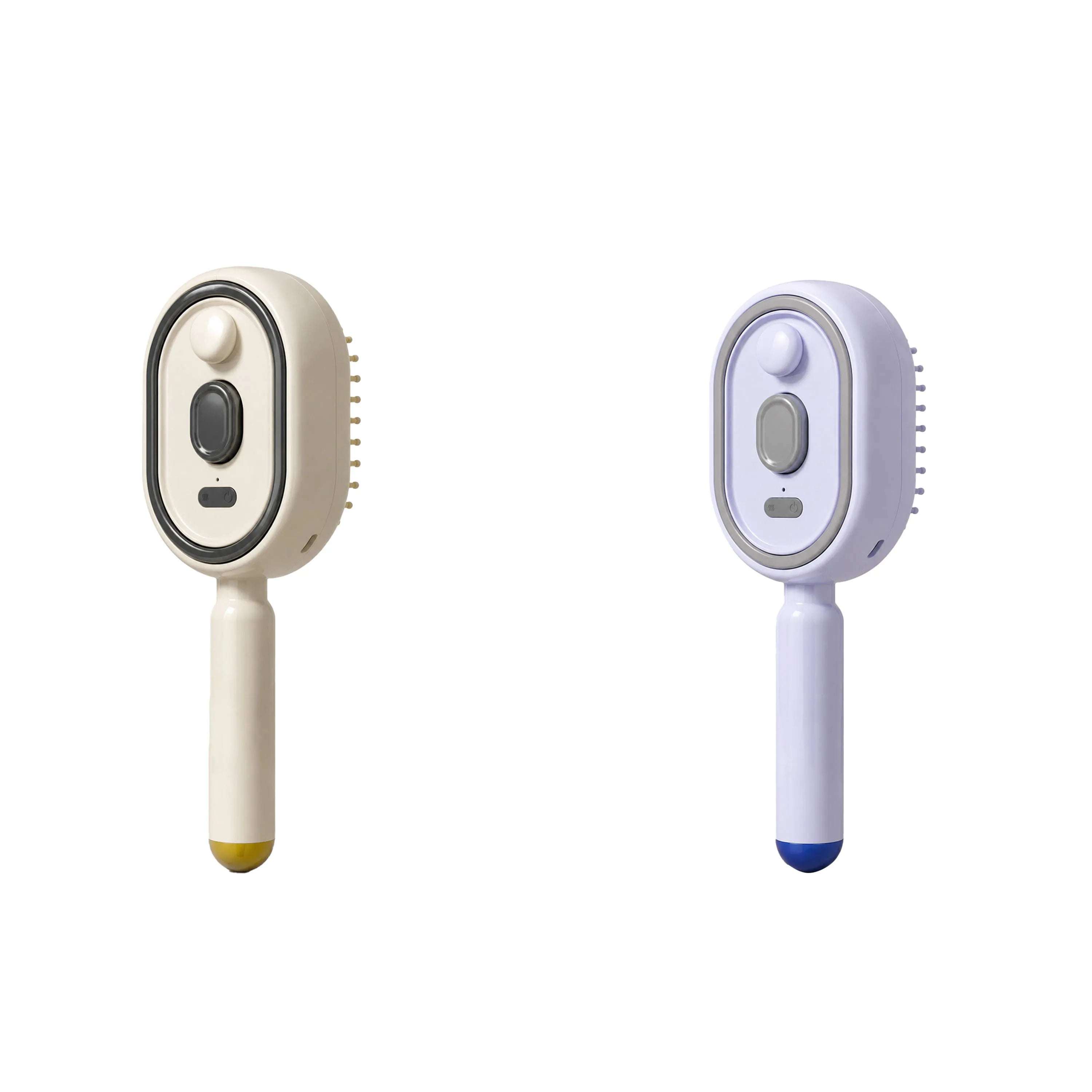 Electric Spray Air Cushion Massage Comb – Hydrating & Anti-Static Electric Massage Comb Oasis Select Off-whiteAndPurple