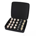 Hard-Shell 15 Slots Watch Storage Organizer Case, Watch Carry Box Fit Large And Small Watches, With Soft Foam Pillow Oasis Select 20