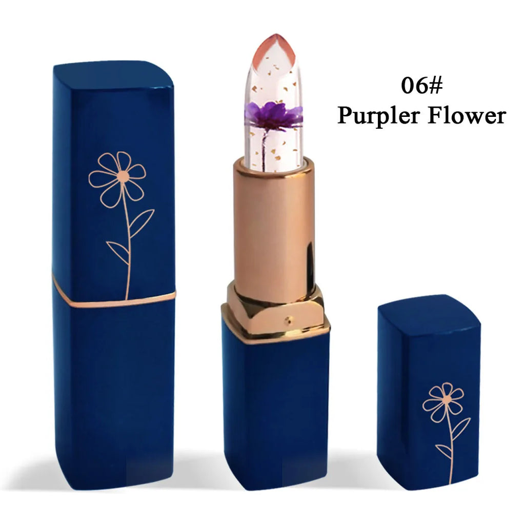 MIRSIST Color Changing Jelly Flower Lipstick – Moisturizing Balm