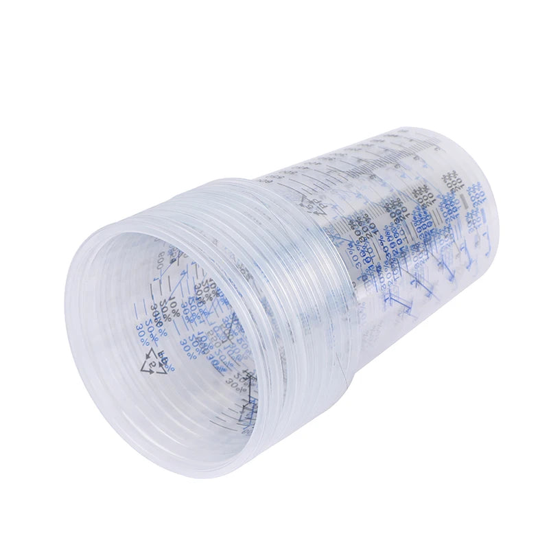 Plastic Paint Mixing Cup 600ml Mixing Pot Paint Mixing Calibration Cup For Precise Mixing Of Paint And Liquid High Quality 10pcs Oasis Select one size