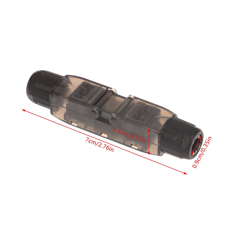 Terminal Network Extension Cable Tool-less Extension Connector Network Extender Junction Adapter Connection Box@#X Oasis Select 1pcs